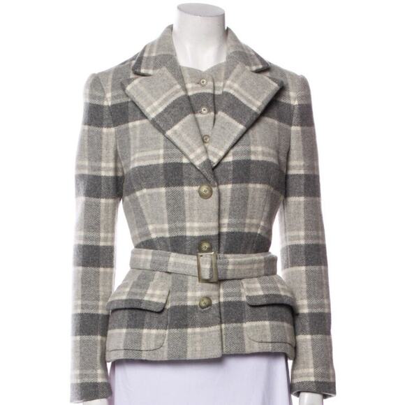 Ralph Lauren Collection Purple Label Wool Cashmere Blazer Jacket Belted Coat 6 - Picture 3 of 9